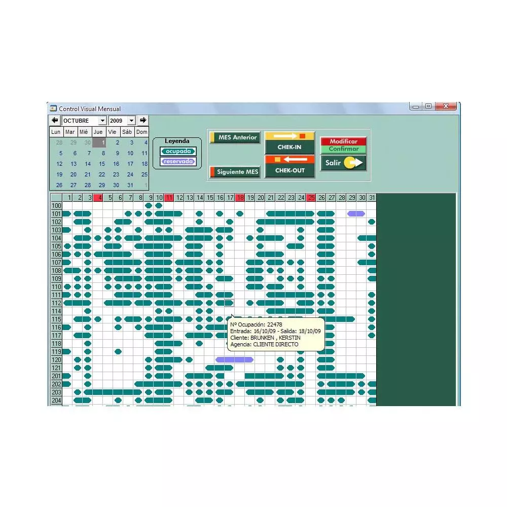 Software Programa de Gesti&oacute;n Hosterleria GESHOTEL para HOTELES