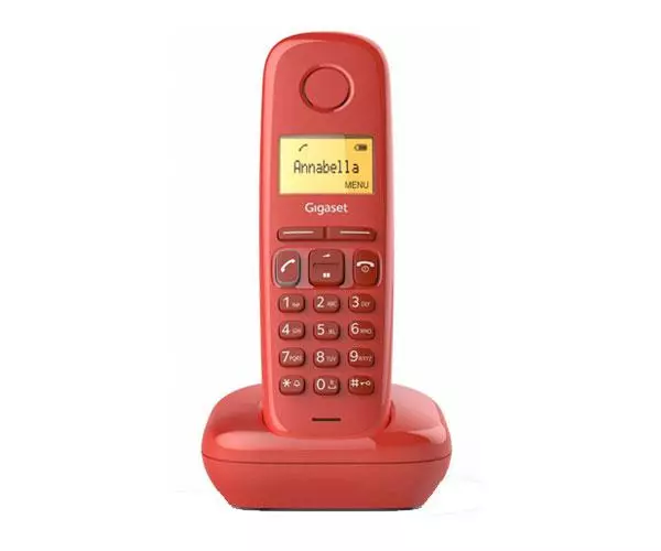 Telefono Inal&aacute;mbrico Dect Diigital Gigaset A170 Rojo