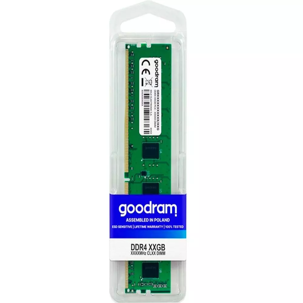 Memoria Ram GOODRAM DIMM DDR4 16GB 3200MHz / CL22 / GR3200D464L22/16G