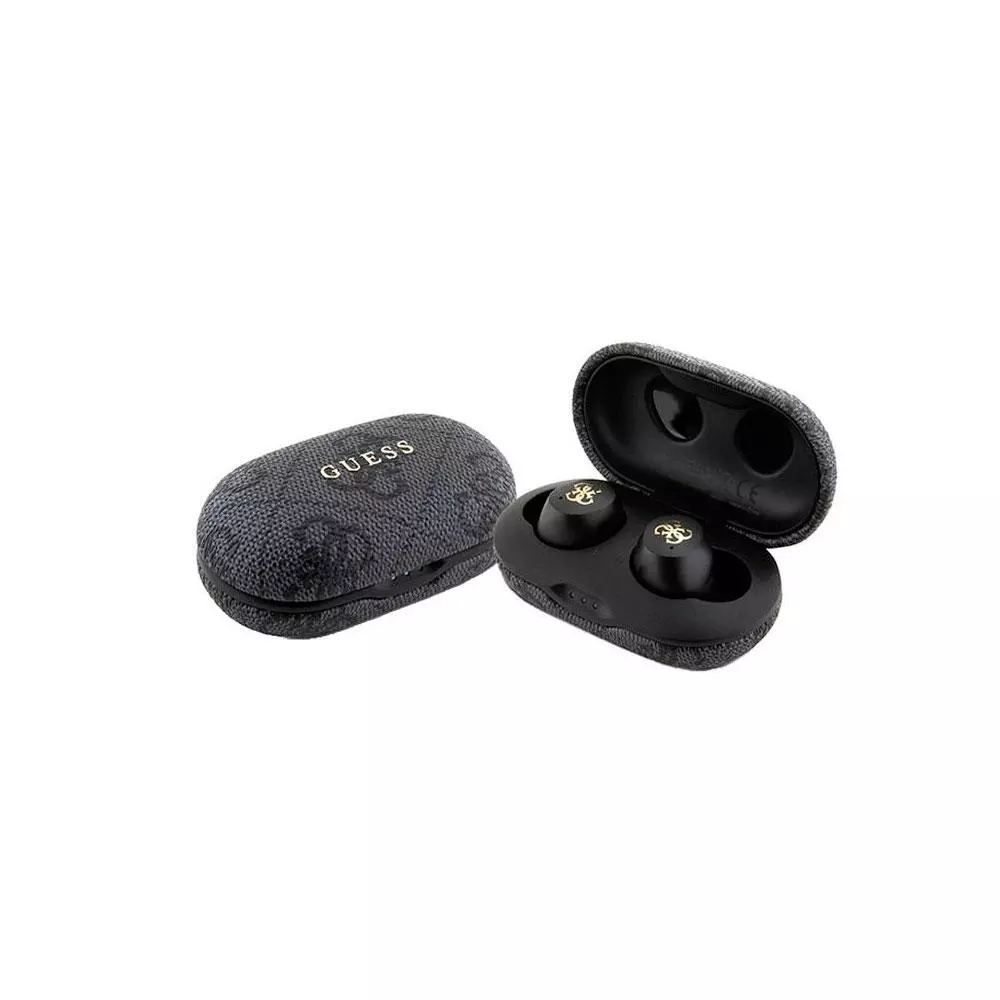 Auricular inal&aacute;mbrico Guess 4G / TWS / Cancelaci&oacute;n de ruido / Bt 5.3 / 300 mAh / Negro / GUTWSP4EGK