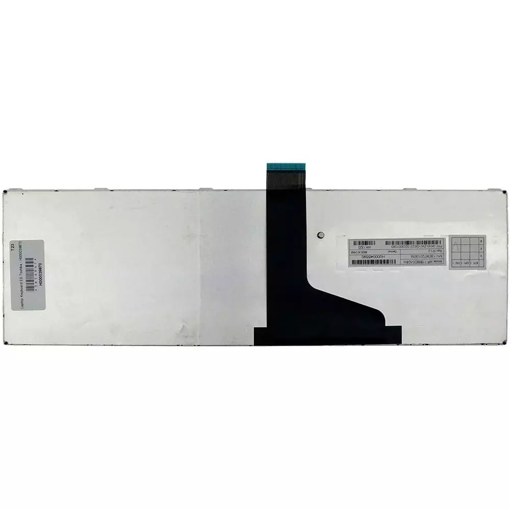Teclado compatible para port&aacute;til TOSHIBA Satellite C850 / Espa&ntilde;ol / Negro / H000040060