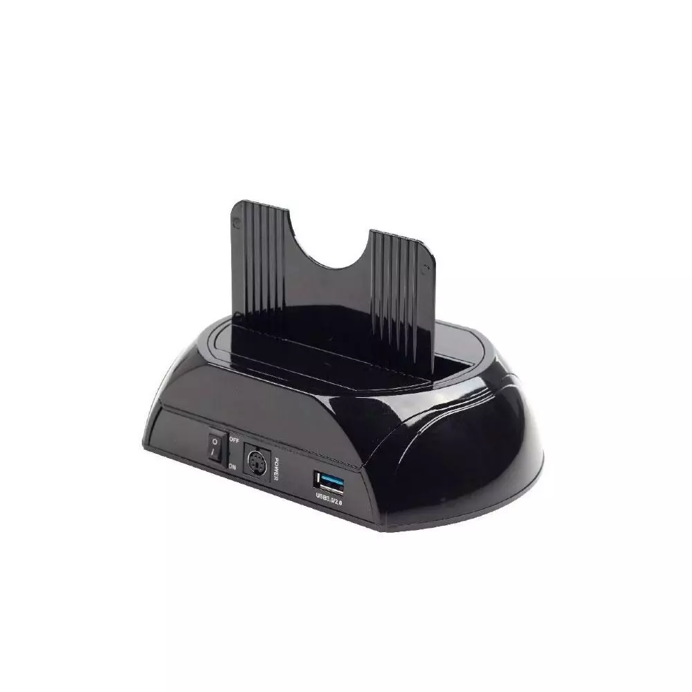 Docking station Gembird Sata 2.5 / 3.5 / HDD - SSD / USB 3.0 / Negro / HD32-U3S-2