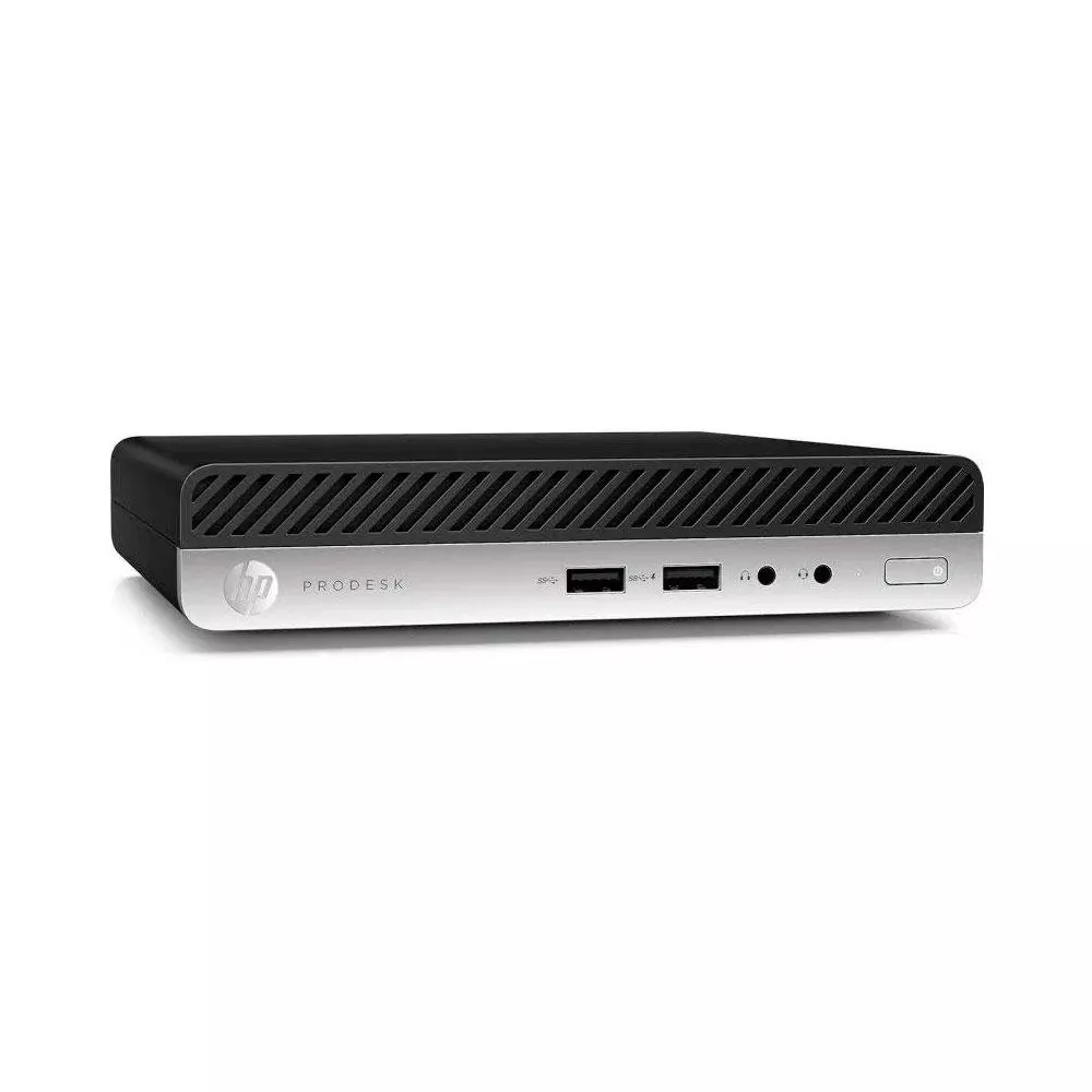 Ordenador Reacondicionado MINI HP ProDesk 400 G5 / i5-8TH / 8Gb / 256 Gb NVME / Win 11 Pro / Sin cable trebol / Grado A