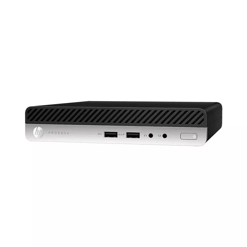 Ordenador Reacondicionado MINI HP ProDesk 400 G5 / i5-8TH / 8Gb / 256 Gb NVME / Win 11 Pro / Sin cable trebol / Grado A