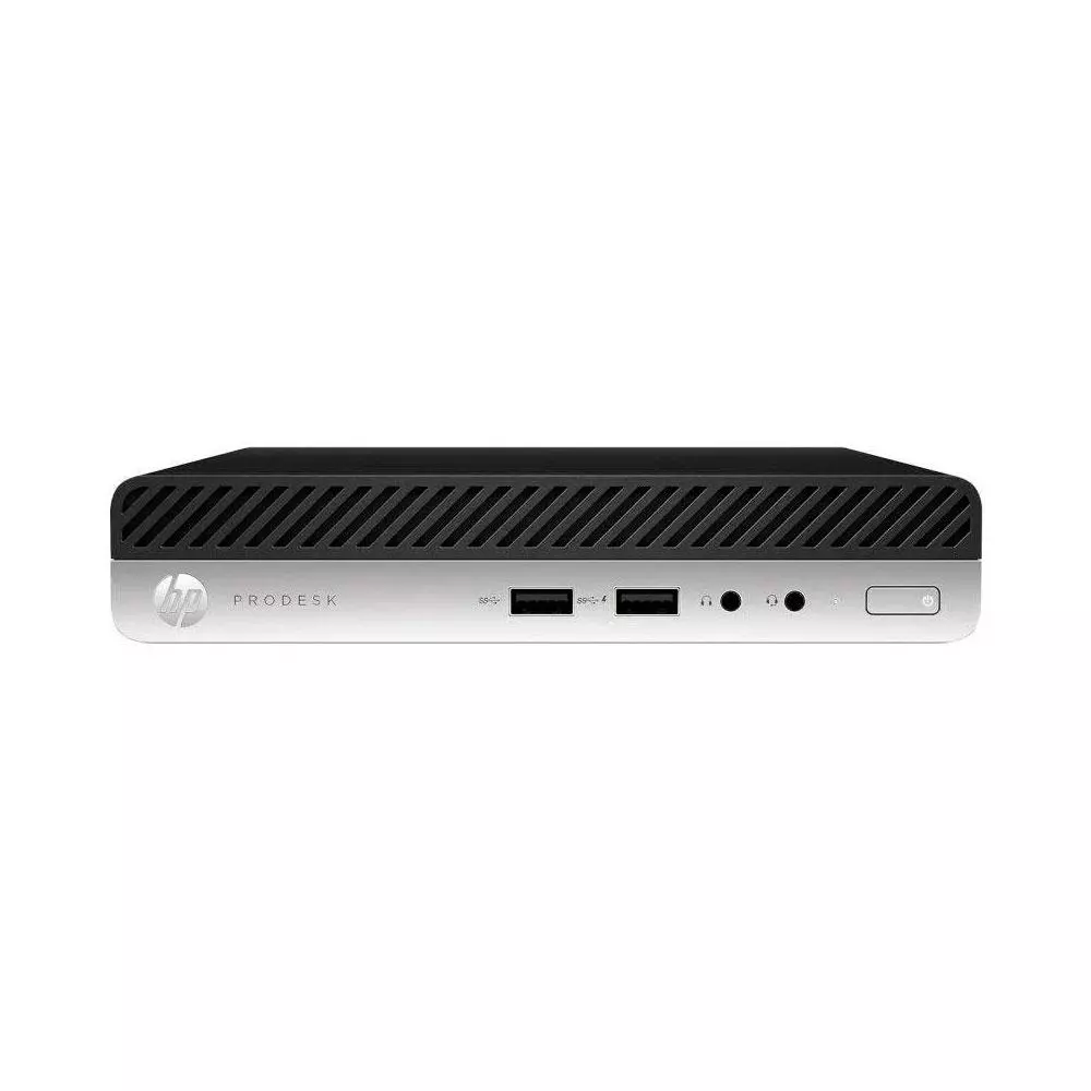Ordenador Reacondicionado MINI HP ProDesk 400 G5 / i5-8TH / 8Gb / 256 Gb NVME / Win 11 Pro / Sin cable trebol / Grado A