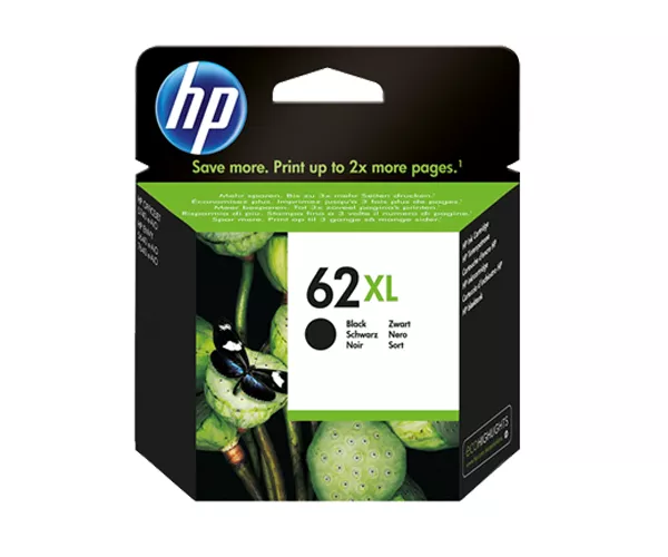Tinta Original Hp n62 XL Negro / 600 Pag.
