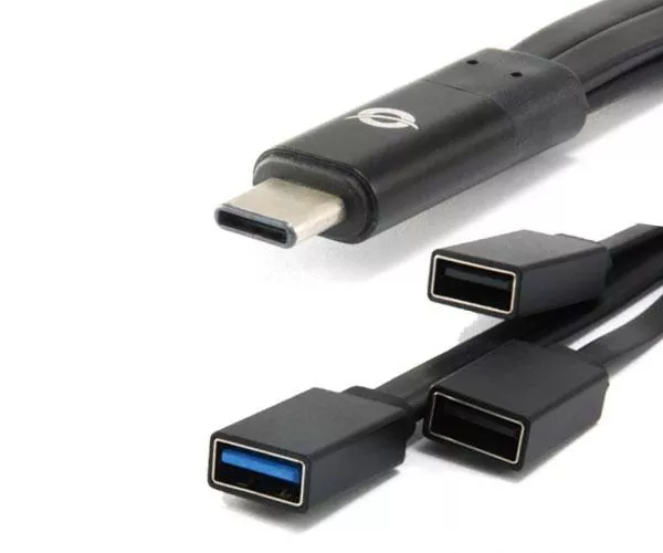 Hub Type-C a 1xUsb 3.1 / 2xUsb 2.0 / Negro / HUBBIES01B / Conceptronic