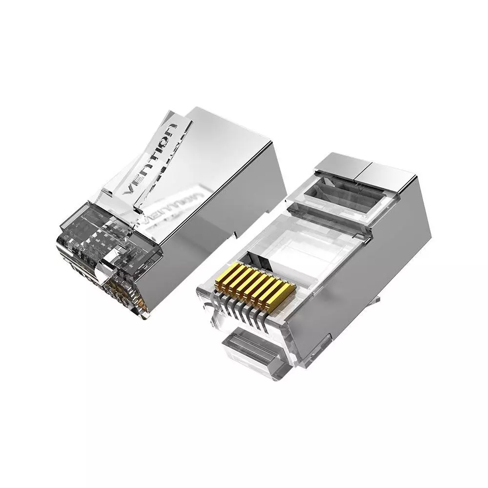 Conector RJ45 cat.6a (pack 10 uds) Vention / FTP / IDFR0-10
