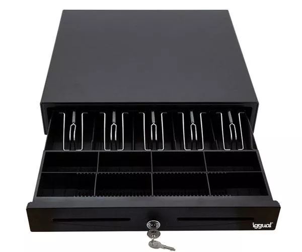 Cajon Portamonedas Iron-70 / 44cm / 5+8 / Rj11 / Negro / Automatico - Manual