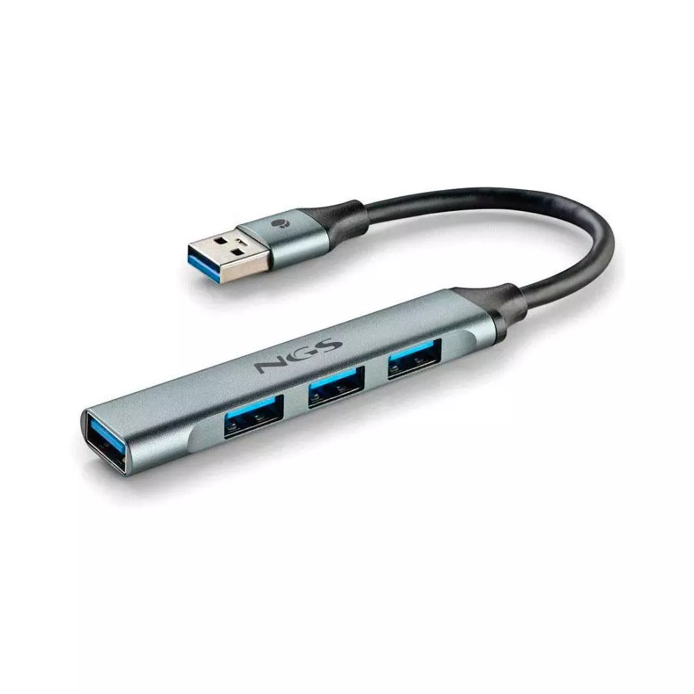 &divide; Hub usb ngs ihub4micro un usb 3,2 gen1 y 3 usb3,2 cable 100mm