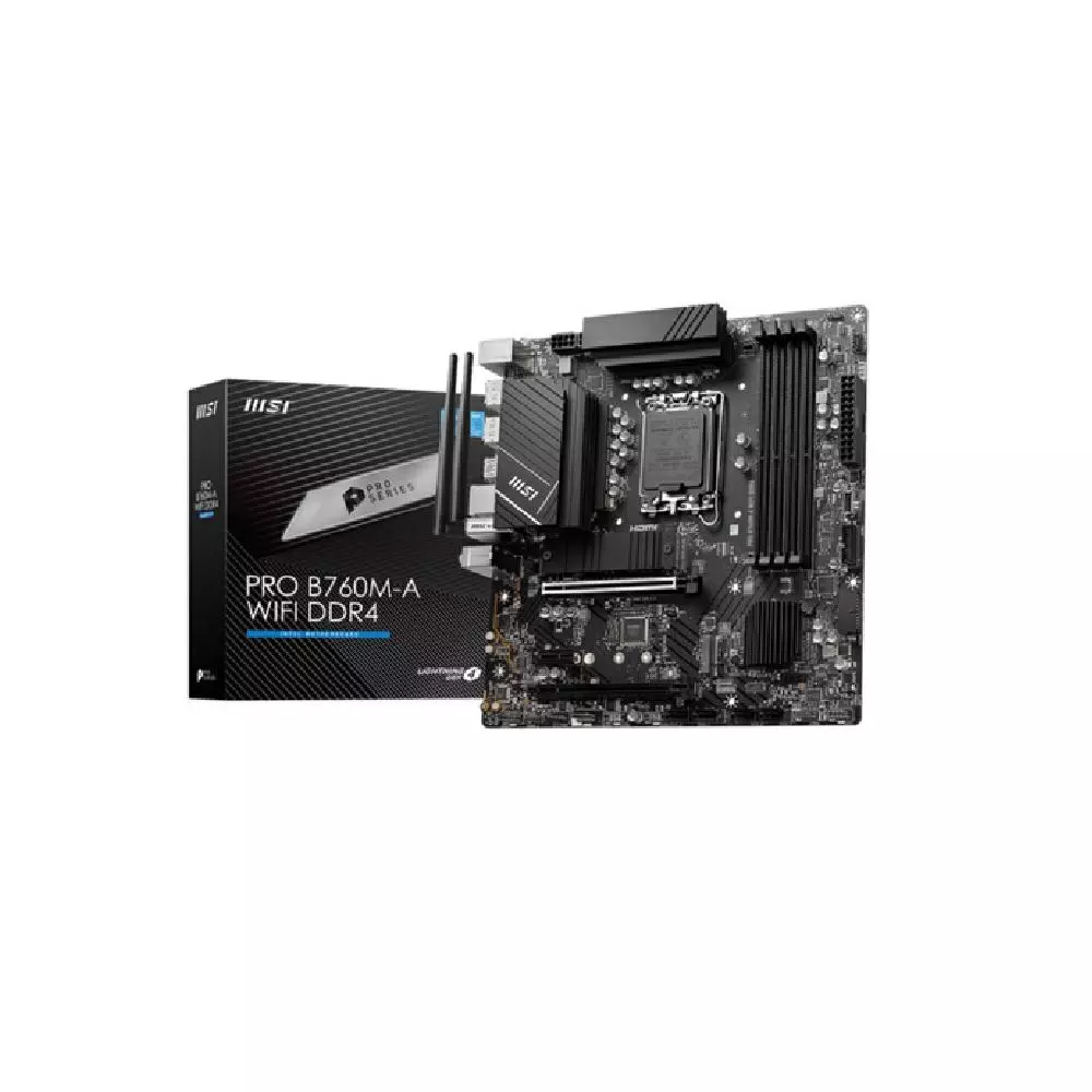 Placa base MSI PRO B760M-A / Socket LGA1700 / ATX / DDR4 / 911-7D99-055