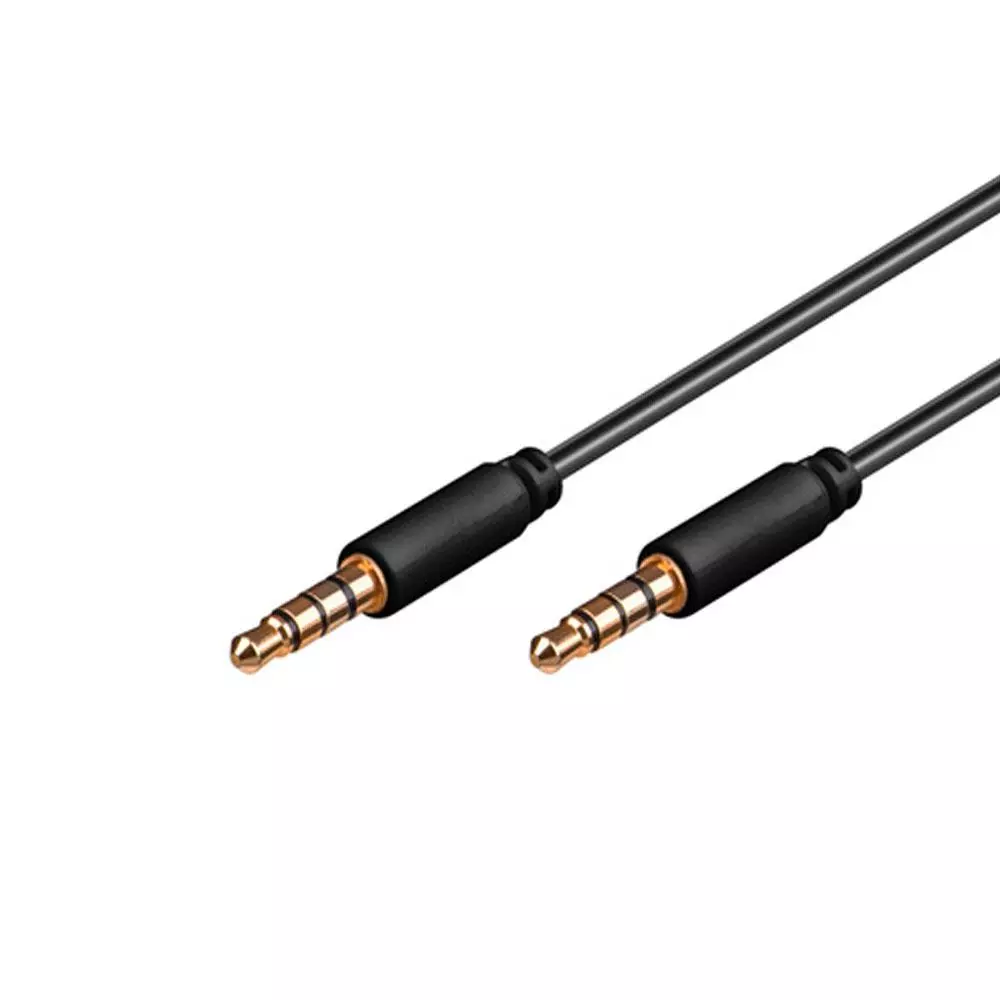 Cable audio estereo Jack 3.5 M/M  5m / 4 pines / Delock 83438