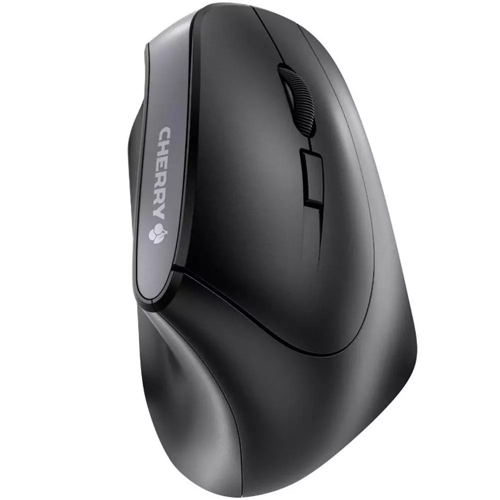 Raton Inalambrico Cherry MW 4500 Ergonomico / Vertical / 1200dpi / Negro / JW4500