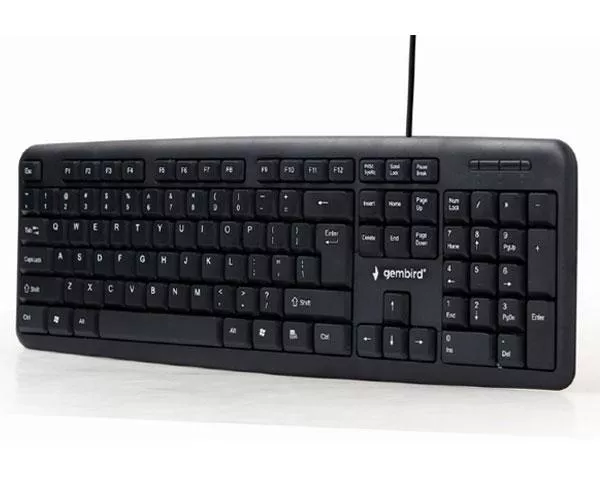 Teclado USb Gembird / 104 Teclas / Negro / KB-U-103-ES