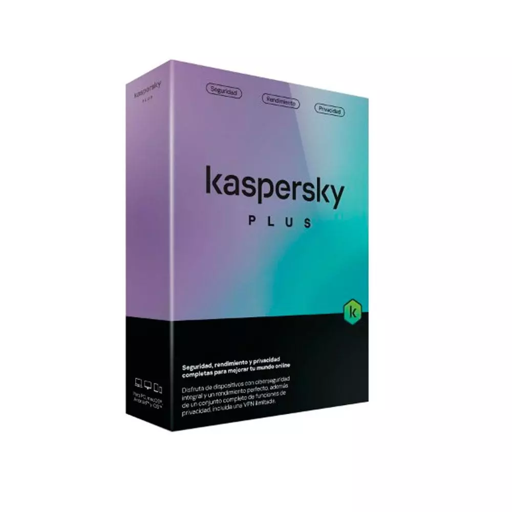 Antivirus Kaspersky Plus / 10 Dispositivos / 1 A&ntilde;o / Caja / KL1042S5KFS-MINI-ES