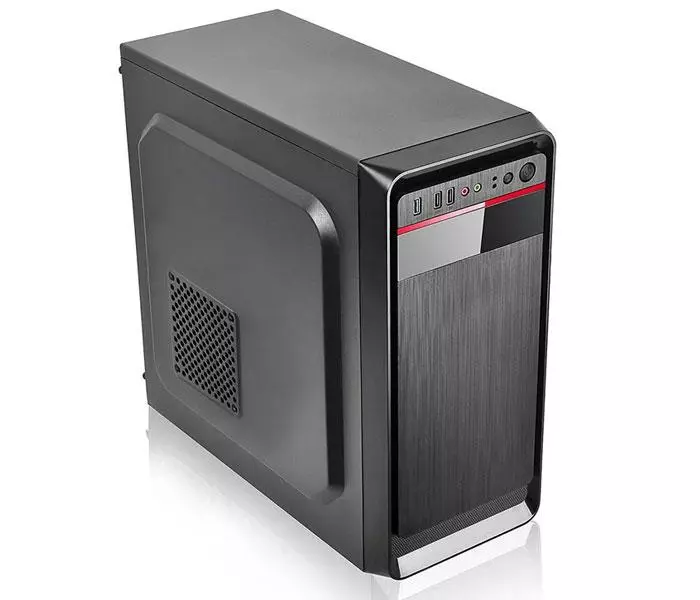 Caja Micro ATX L-Link Kluster + Fuente 500W / USB 3.0 / Negra