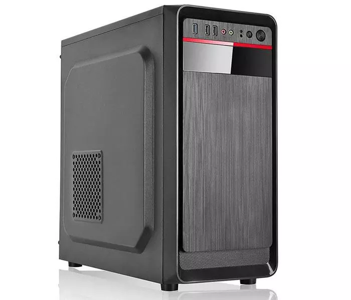 Caja Micro ATX L-Link Kluster + Fuente 500W / USB 3.0 / Negra
