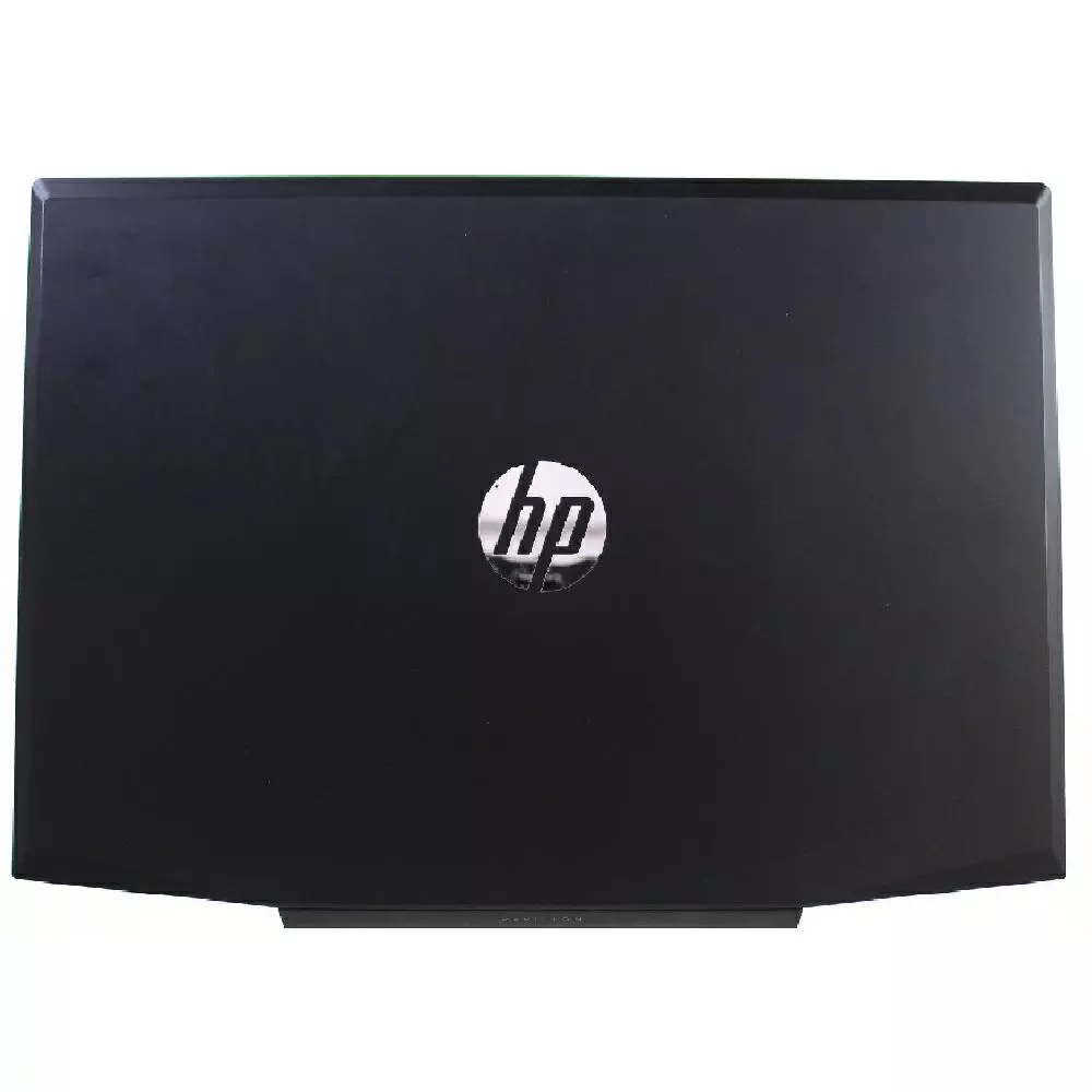 LCD Cover compatible para port&aacute;til HP 15-CX Negra logo plata
