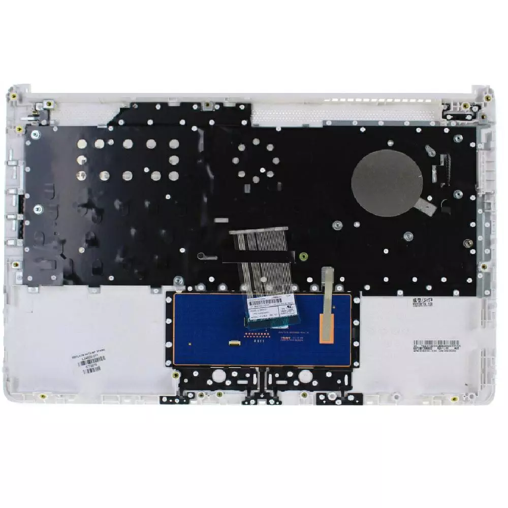 Top case + Teclado compatible para port&aacute;til HP 14-DK Blanco