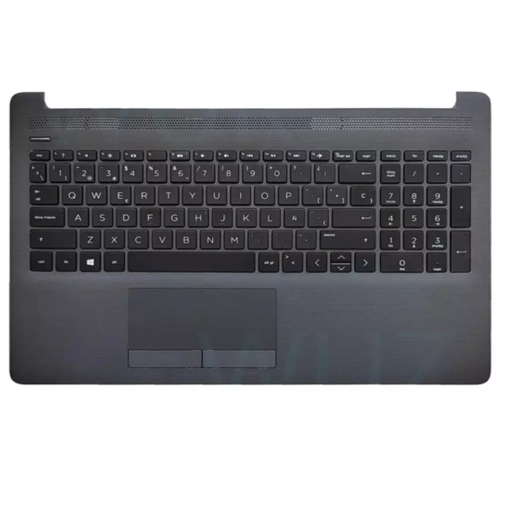 Top case + Teclado compatible para port&aacute;til HP 15-DA / 15-DB Gris oscuro