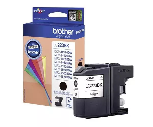 Tinta Original Brother LC223 Negro (550 Pag)