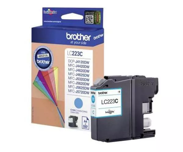 Tinta Original Brother LC223 Cian (550 Pag)