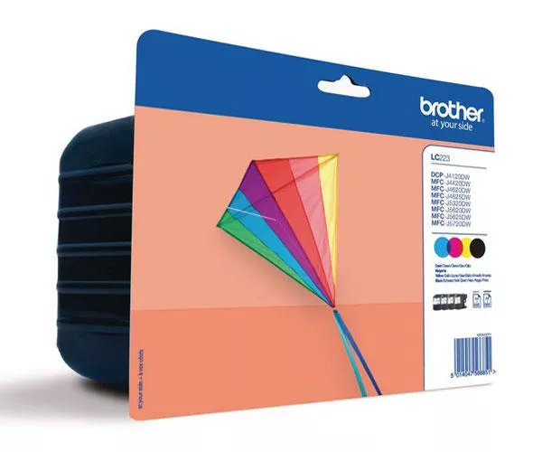 Tinta Original Brother Multipack LC223 (Bk/c/m/y)