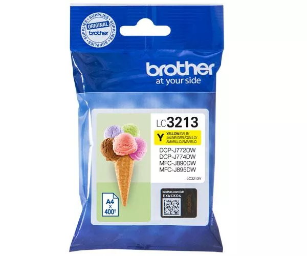 Tinta Original Brother LC3213 Amarillo 400 Pag.