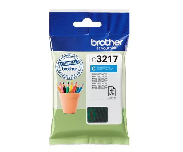 &divide; Lc3217c cartucho de tinta 1 pieza(s) original cian