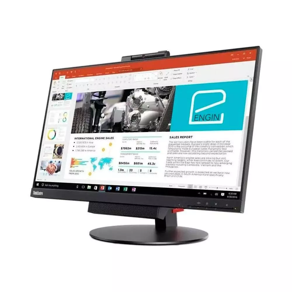 Ordenador Reacondicionado PC MINI + MONITOR LENOVO Thinkcentre 22" / I5-4TH / 8gb / 256GB SSD / Wifi / Win 10 Pro/ Sin cable trebol