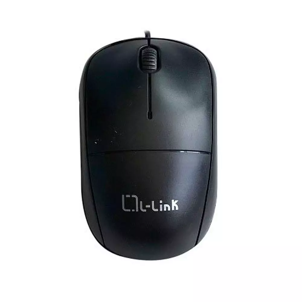 Raton &oacute;ptico Usb L-Link  Negro / 1.200 Dpi / Ambidiestro / LL-2080-N