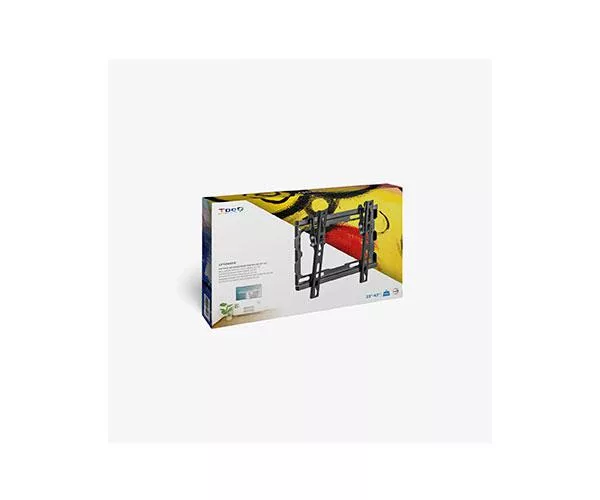 Soporte Tv de 23" a 43" / Inclinable / Max 45Kg. / Vesa 200x200 / -8&ordm; / Negro / Tooq LP1044T-B