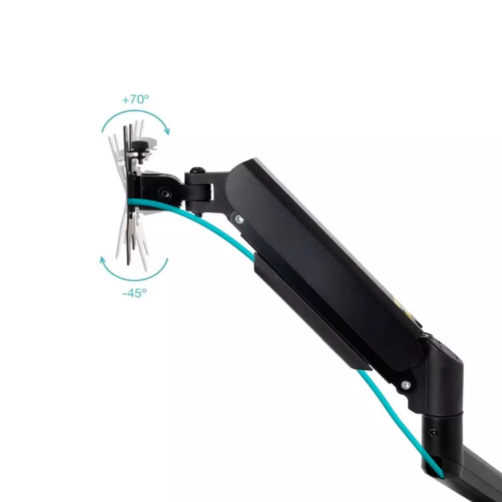 Soporte de Pared Monitor - Tv / 13-34" / Giratorio e inclinable / Piston de Gas / Max 10 Kg / LP1334TNR-B