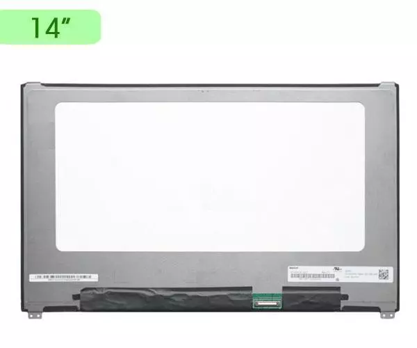 Pantalla para port&aacute;til LED 14" Slim 30 pines Full HD brackets inferiores