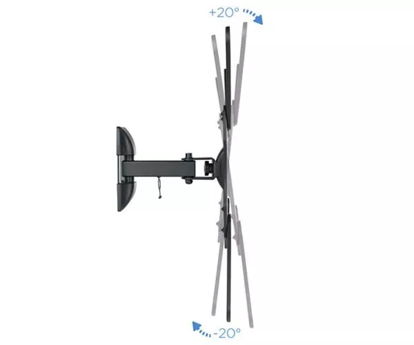 Soporte Tv de 32" a 55" gira/incli&nbsp;(2&nbsp;pivotes) / Negro /&nbsp;Tooq / Lp2255tn-b
