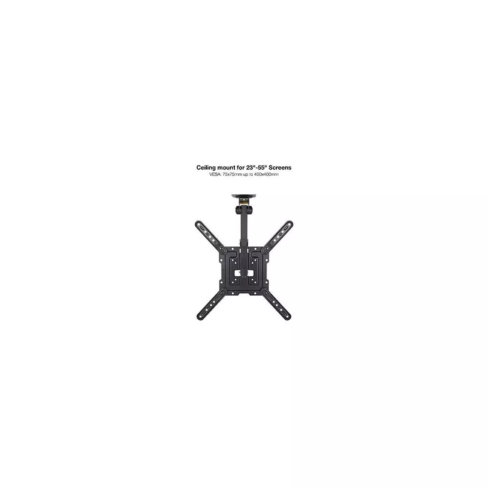 Soporte&nbsp;pantalla para techo Tooq 23" - 55" / Hasta 20Kg / Negro / LPCE1123TSLI-B