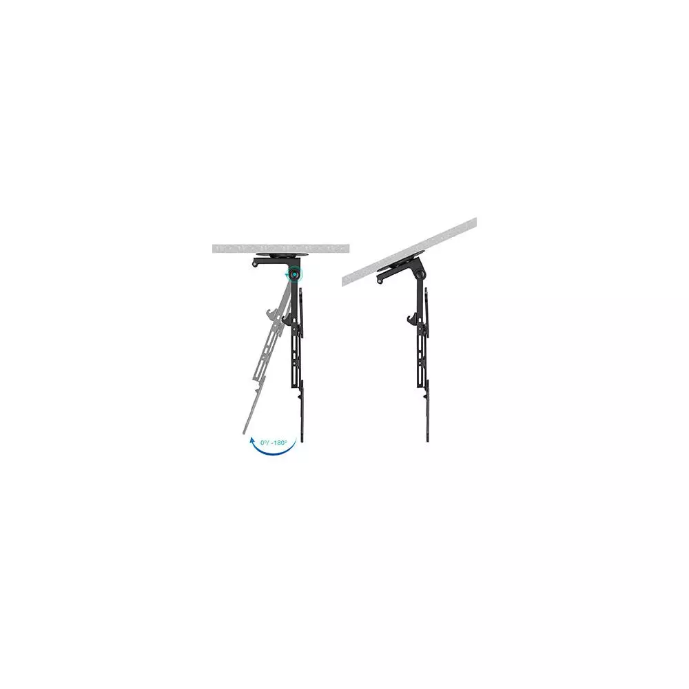 Soporte&nbsp;pantalla para techo Tooq 23" - 55" / Hasta 20Kg / Negro / LPCE1123TSLI-B