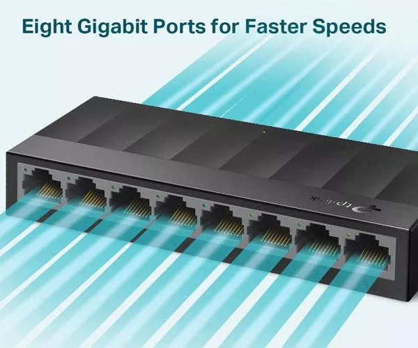 Switch 8p 10/100/1000 gigabit No gestionable TP-Link  LS1008G