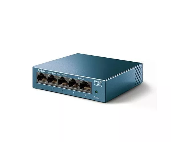 Switch 5p 10/100/1000 gigabit Carcasa Metal TP-Link / LS105G / Azul
