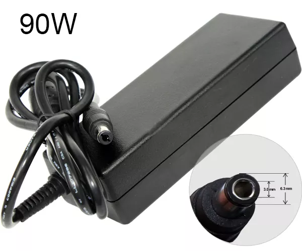 Cargador comptaible para port&aacute;til TOSHIBA 90W 15V 6A 6.3x3.0 mm Dayma