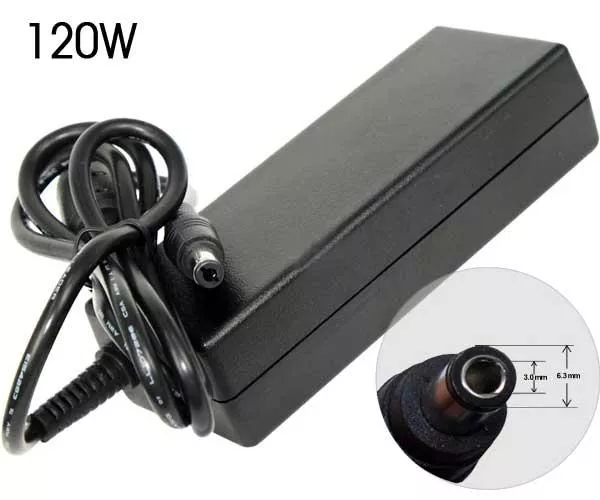 Cargador compatible para port&aacute;til TOSHIBA 120W 19V 6.3A 6.3x3.0 mm Dayma