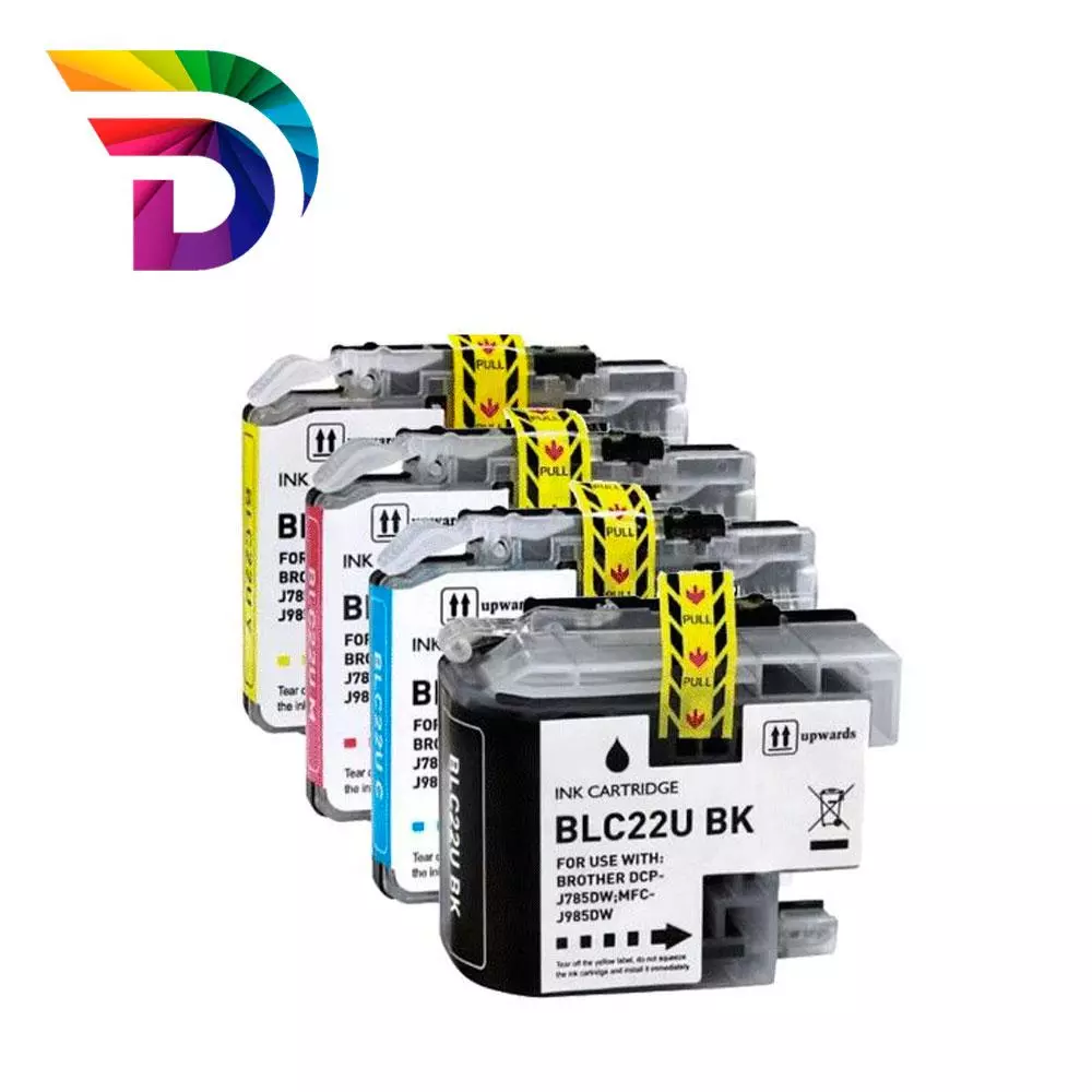 Tinta compatible Dayma para BROTHER LC22U Cian 1200 pag.