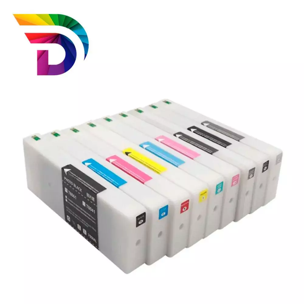 Tinta compatible Dayma para EPSON T8044 Amarillo 700ml.