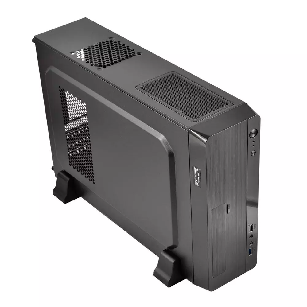 Caja Slim Micro ATX L-Link Magna + Fuente 500W / USB 3.0 / Negra