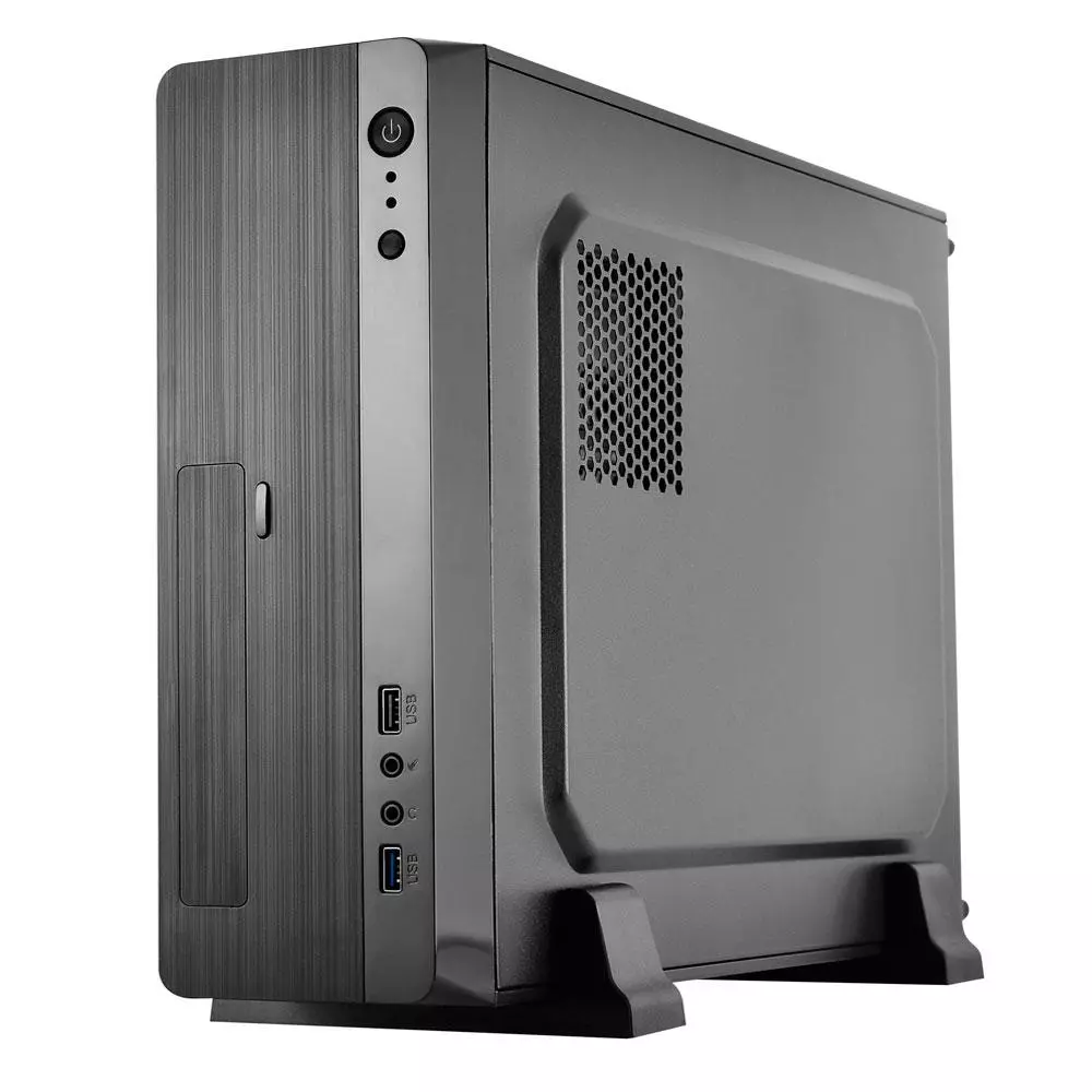 Caja Slim Micro ATX L-Link Magna + Fuente 500W / USB 3.0 / Negra