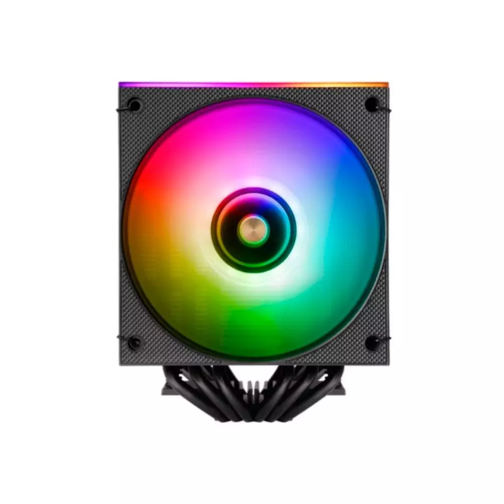 Ventilador CPU con disipador Mars Gaming MCPUX26 Negro / 6 heatpipes / ARGB / 2x Fan 120mm / TDP 300W / MCPUX26