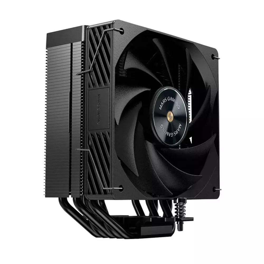 Ventilador CPU con disipador Mars Gaming MCPUX5 / 5 heatpipes / Fan 120mm / TDP 280W / Negro