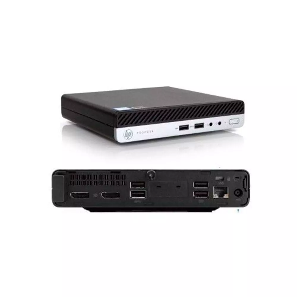Ordenador Reacondicionado MINI HP Prodesk 400 g4 / i5-8th / 16Gb / 512Gb NVME / Win 11 Pro / Grado A / Sin cable tr&eacute;bol
