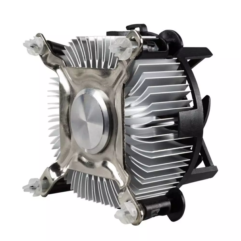 Ventilador con disipador para cpu Unyka UK532002 / Base de aluminio / Fan 90mm / 7 aspas / Multi Socket