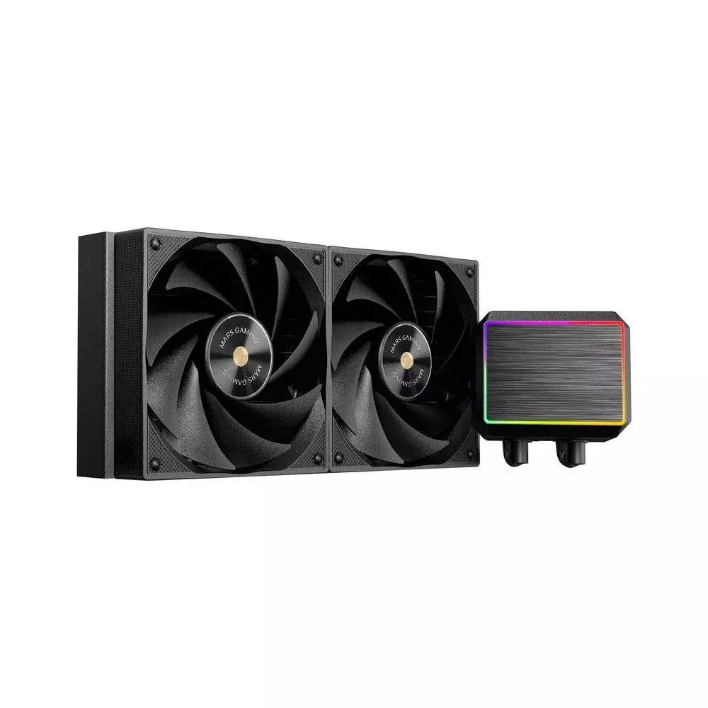 Refrigeracion liquida Mars Gaming MLPROII240 / 240mm / TDP 450w / Negro / MLPROII240